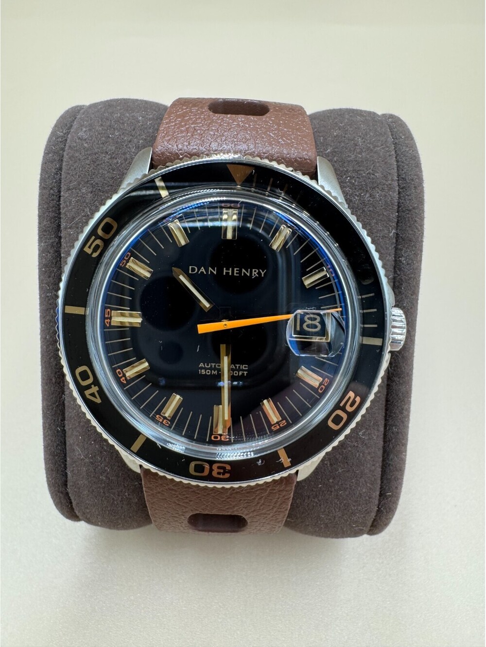 Dan Henry 1975 Skin Diver Watch Automatic Movement Limited Edition 0245 150m NM+